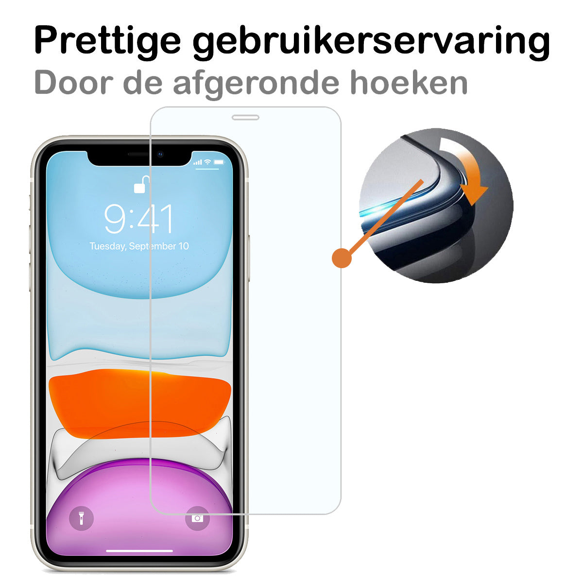 iPhone 11 Pro Screenprotector Volledige Dekking Tempered Glass