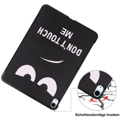 iPad Air 2022 Trifold Bookcase Hoes - Don't Touch Me