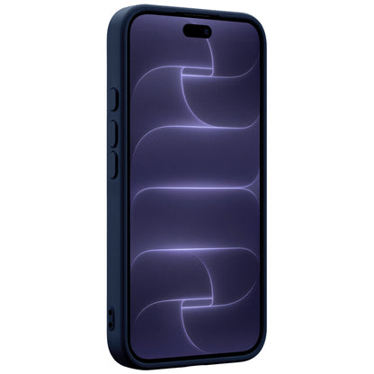 iPhone 18 Pro Hoesje Siliconen Backcover Lichtgewicht - Donkerblauw