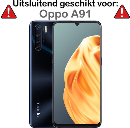 OPPO A91 Screenprotector Gehard Glas - Anti-kras