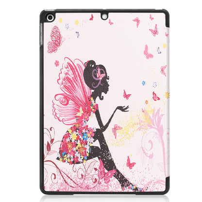 iPad 10.2 2021 Trifold Bookcase Hoes - Elfje