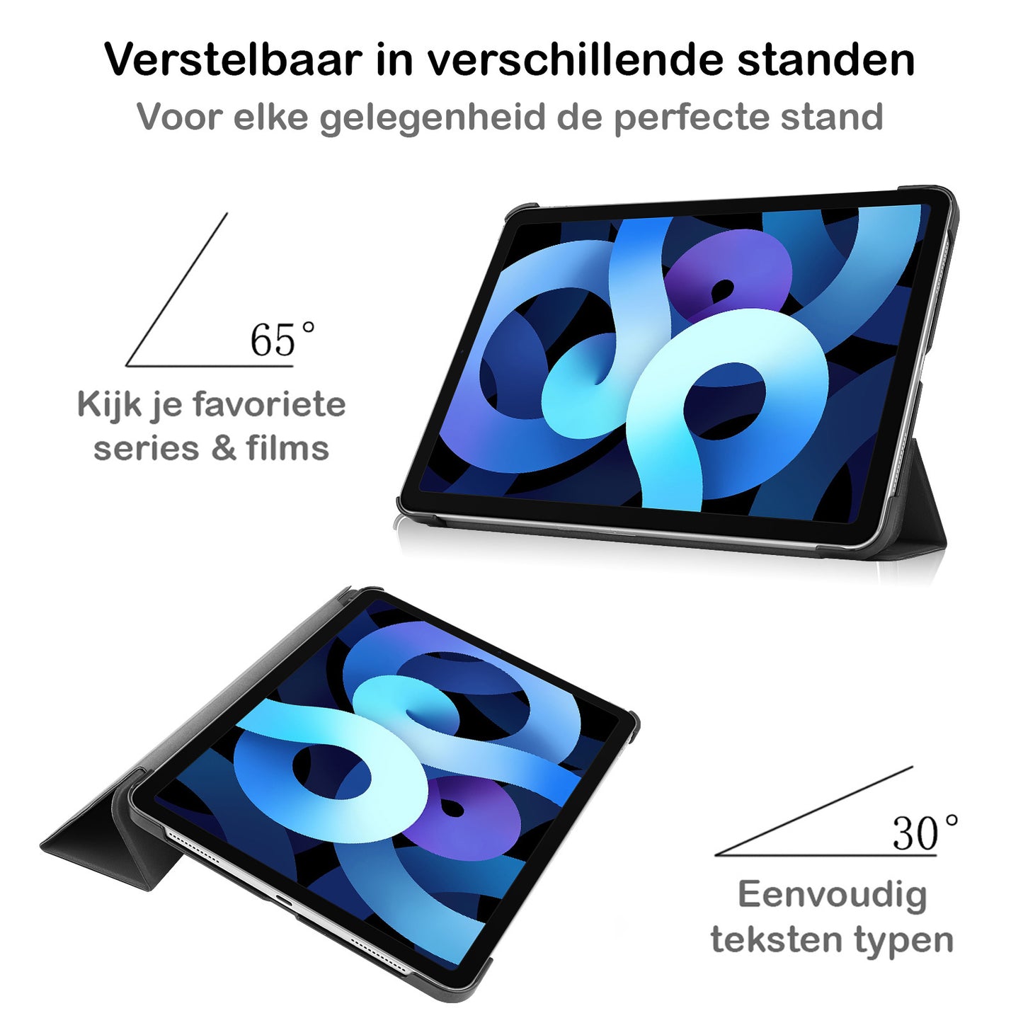 iPad Air 2022 Hoesje Book Case - Grijs