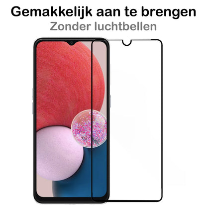 Samsung A13 4G Screenprotector Gehard Glas - Full Screen