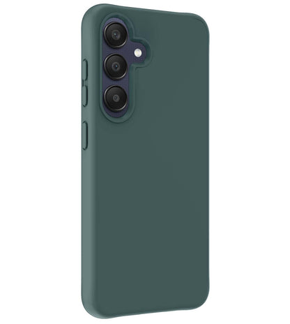 Samsung A25 Hoesje Siliconen Backcover Lichtgewicht - Donkergroen