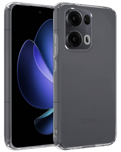 OPPO Reno 13 Pro Hoesje Siliconen Backcover Lichtgewicht - Transparant