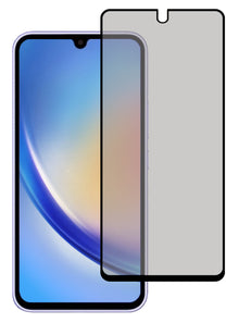 Samsung A34 Screenprotector Gehard Glas - Privacy