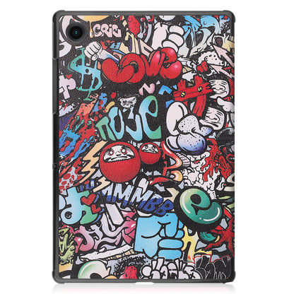 Samsung Galaxy Tab A8 Trifold Bookcase Hoes - Graffity