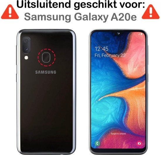 Samsung A20e Hoesje Shock Proof Siliconen - Transparant