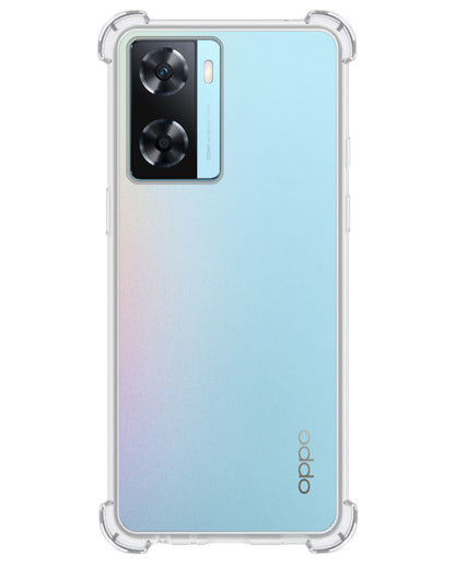 OPPO A57 Hoesje Shockproof Backcover Siliconen - Transparant