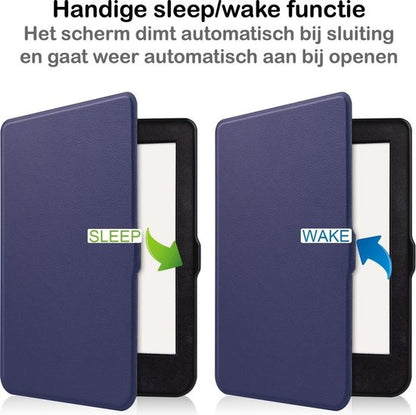 Kobo Nia Bookcase Hoes Shockabsorberend - Donkerblauw