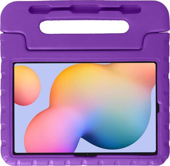 Samsung Galaxy Tab S6 Lite Hoesje Kids Cover Bumper - Paars