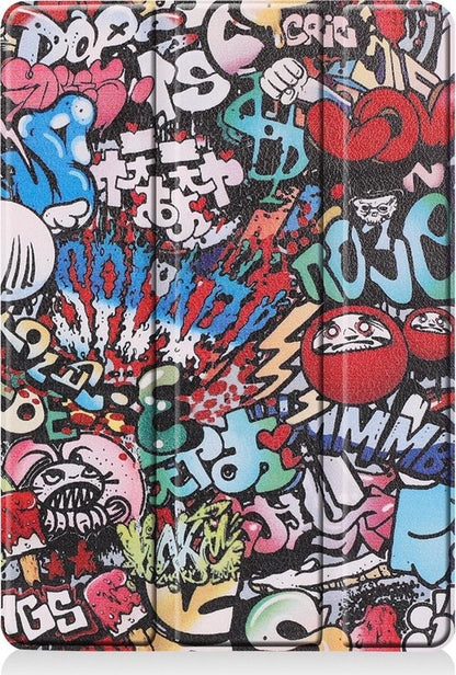 iPad 10.2 2019 Trifold Bookcase Hoes - Graffity