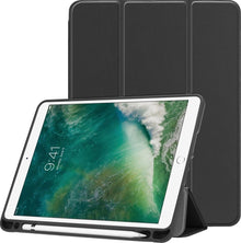 iPad Air 1 Trifold Bookcase Hoes - Zwart