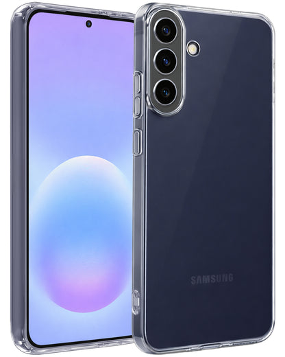 Samsung A57 Hoesje Siliconen Backcover Lichtgewicht - Transparant