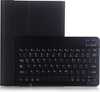 iPad 10.2 2021 Toetsenbord Hoes met Uitneembaar toetsenbord - Zwart