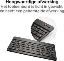 iPad 10.2 2019 Toetsenbord Hoes met Uitneembaar toetsenbord - Goud
