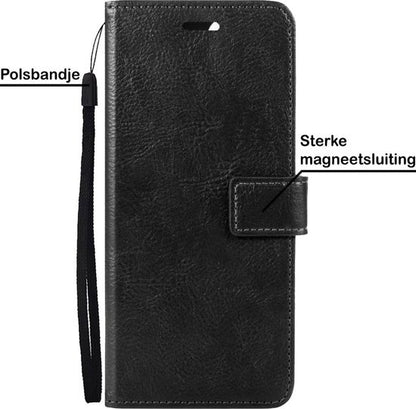 Samsung A22 4G Hoesje Book Case Kunstleer - Zwart