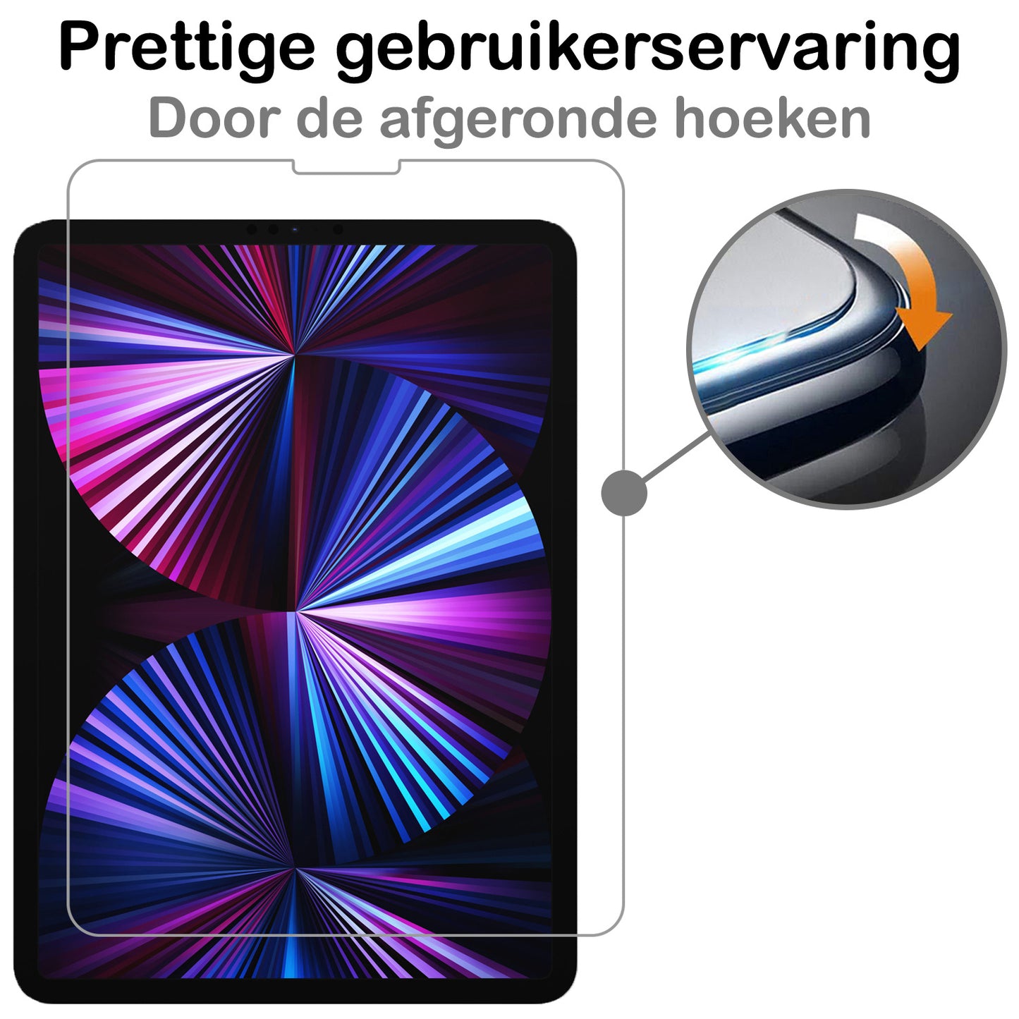 Screenprotector Geschikt voor iPad Pro 12.9 inch 2020/2021 Screenprotector Glas