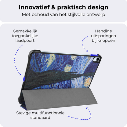 iPad Air 2024 (11 inch) Hoesje Book Case - Sterrenhemel