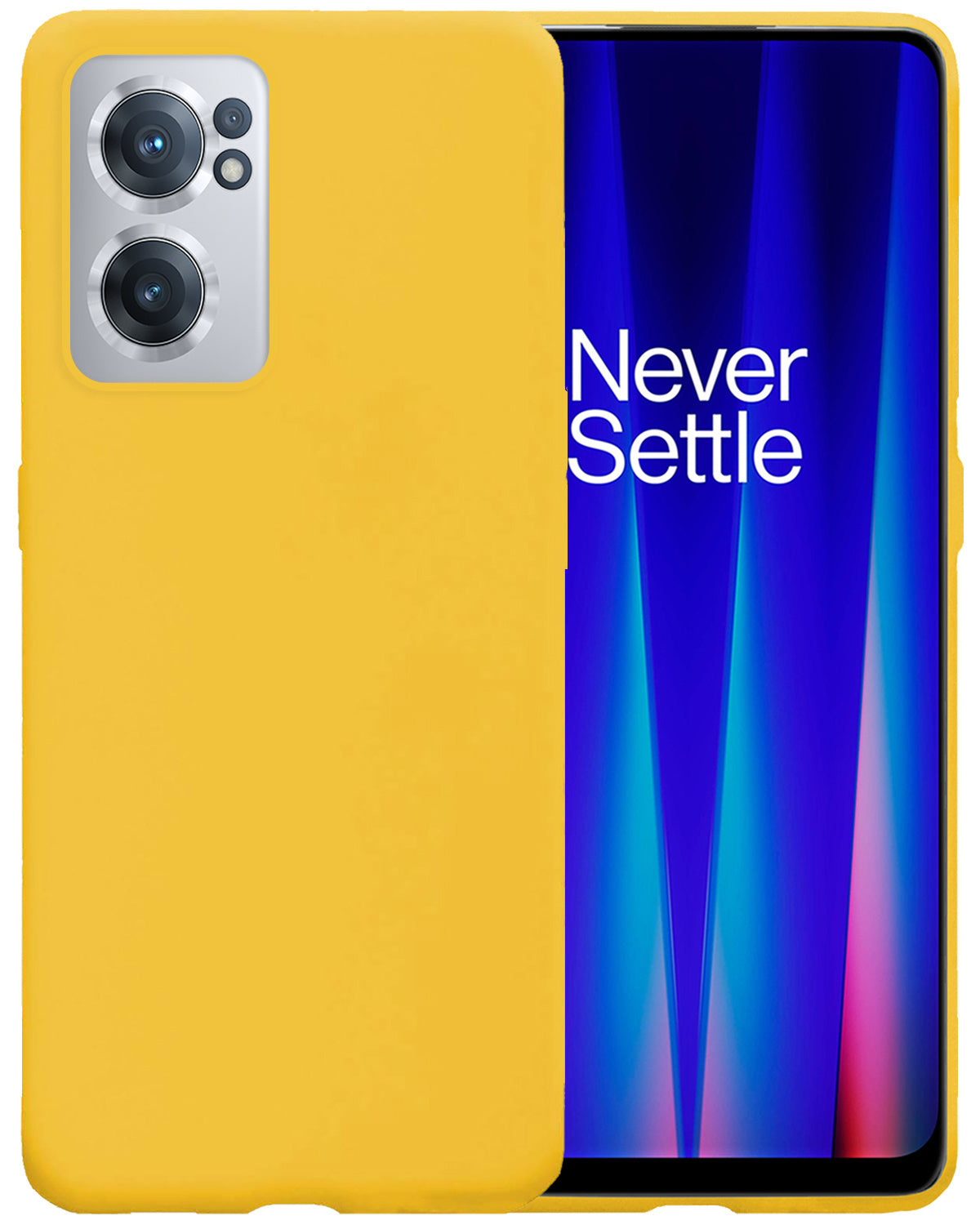 OnePlus Nord CE 2 Hoesje Siliconen - Geel