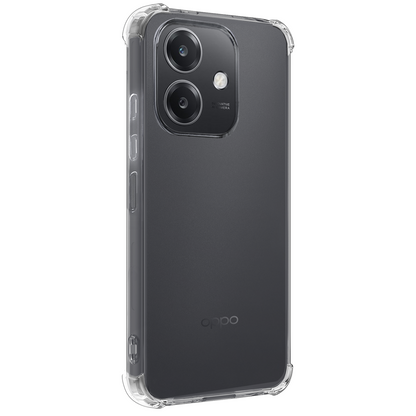 OPPO A40m Hoesje Shockproof Backcover Siliconen - Transparant