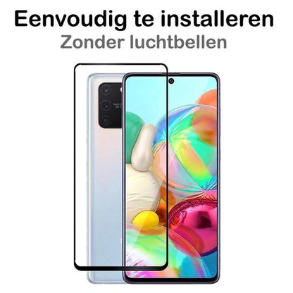 Samsung S10 Lite Screenprotector Full Cover Tempered Glass