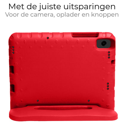 Samsung Galaxy Tab A9 Hoesje Kids Cover Bumper - Rood