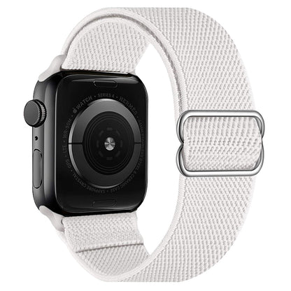 Horloge Bandje Geschikt Voor Apple Watch 1-8 / SE - 38/40/41 mm Bandje Stof - Wit