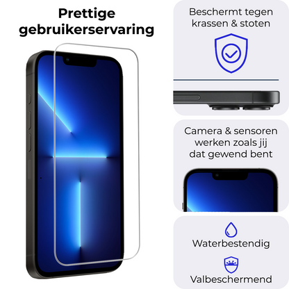 iPhone 13 Screenprotector Gehard Glas met Installatieframe