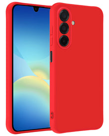 Samsung A26 Hoesje Siliconen Backcover Lichtgewicht - Rood