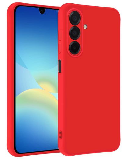 Samsung A26 Hoesje Siliconen Backcover Lichtgewicht - Rood