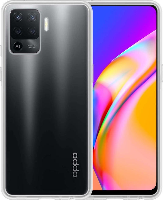 OPPO A94 Hoesje Siliconen - Transparant