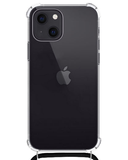 iPhone 13 Hoesje met Koord Backcover Shockproof - Transparant