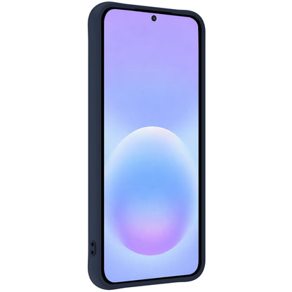 Samsung A57 Hoesje Siliconen Backcover Lichtgewicht - Donkerblauw