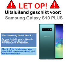 Samsung S10 Plus Hoesje Kaarthouder Backcover Shockproof - Transparant