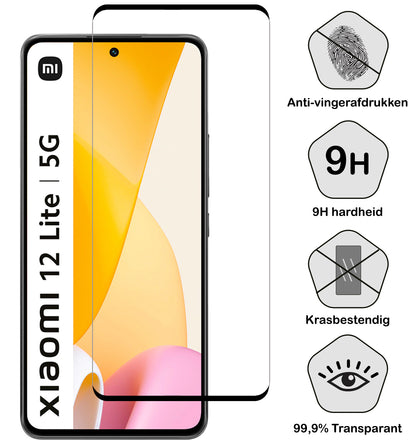 Xiaomi 12 Lite Screenprotector Gehard Glas - Full Screen