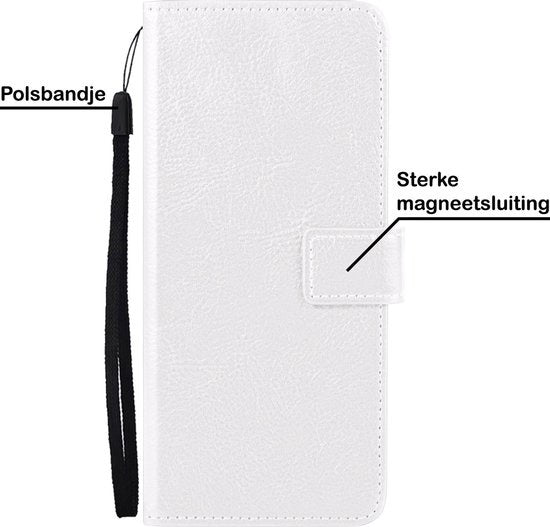 Samsung S20 FE Hoesje Book Case Kunstleer - Wit