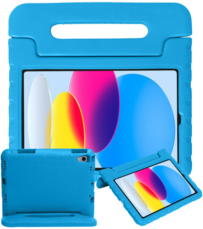 iPad 2022 Hoesje Kids Cover Bumper - Blauw