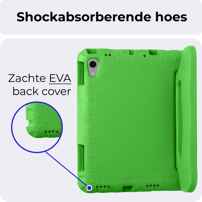 iPad Mini 7 Kinderhoes Shockabsorberend Foam - Groen