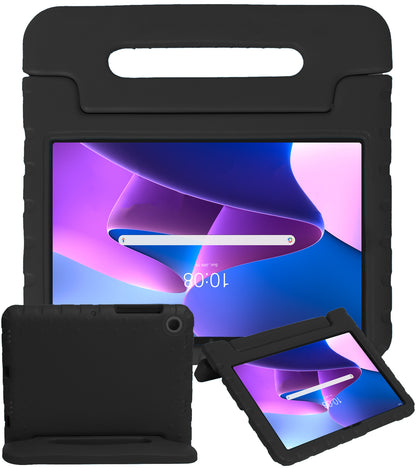 Lenovo Tab M10 Plus 3rd Gen Hoesje Kids Cover Bumper - Zwart