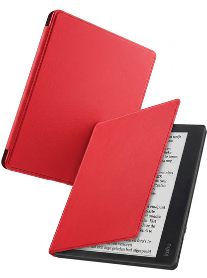 Kobo Elipsa 2E Bookcase Hoes Shockabsorberend - Rood