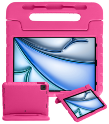 iPad Air 2024 / 2025 (13 inch) Kinderhoes Shockabsorberend Foam - Roze
