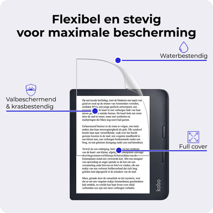 Kobo Libra 2 Screenprotector Soft TPU - Full Screen