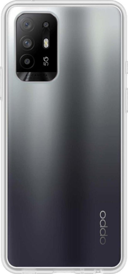 OPPO A94 5G Hoesje Siliconen Backcover Lichtgewicht - Transparant