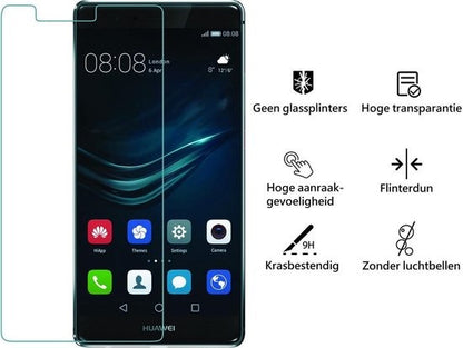 Huawei P9 Screenprotector Gehard Glas - Anti-kras