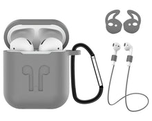 AirPods 1 Hoesje Siliconen 3 in 1 - Grijs