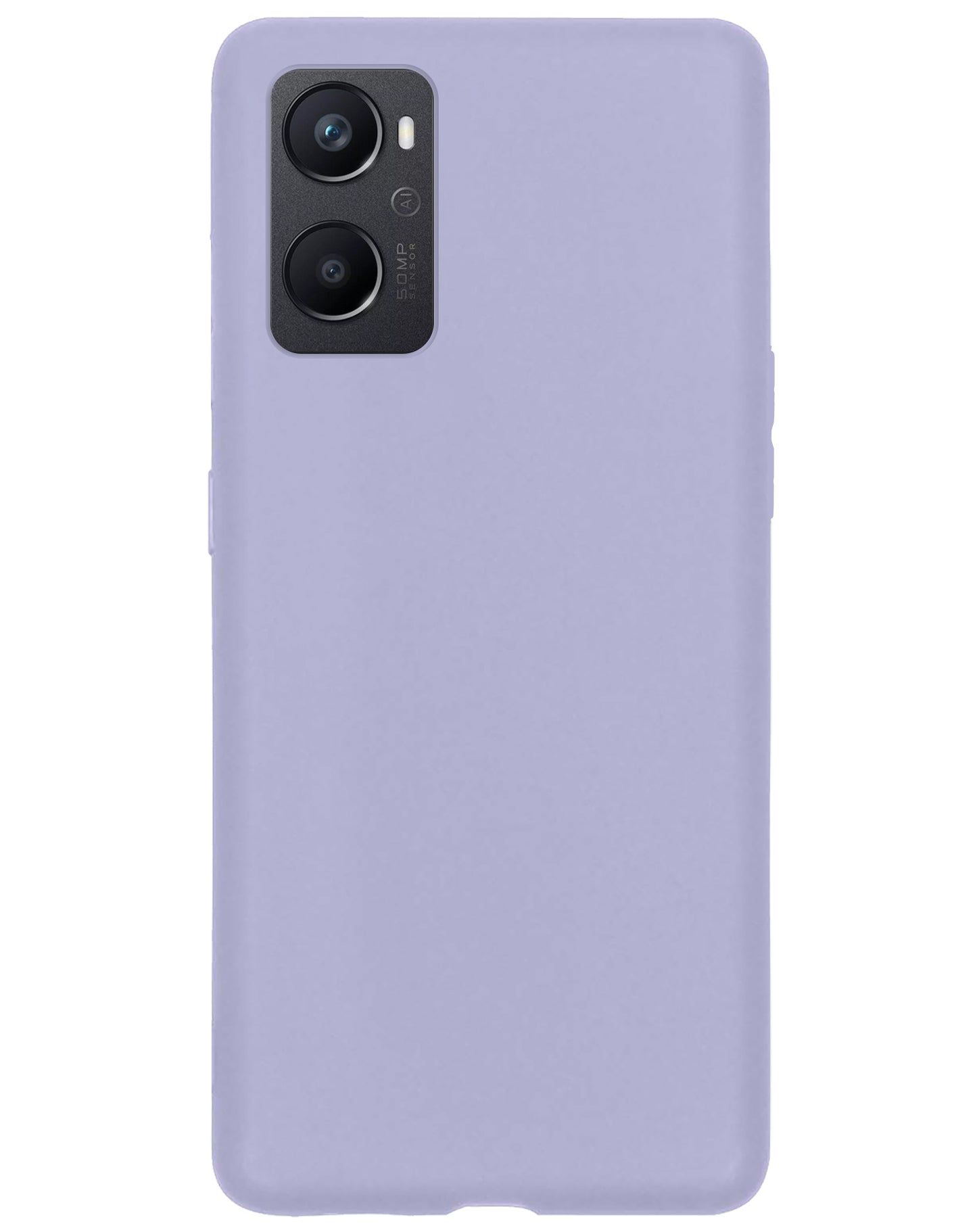 OPPO A76 Hoesje Siliconen - Lila