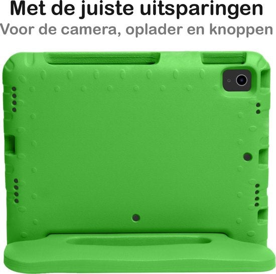 iPad Air 2020 Hoesje Kids Cover Bumper - Groen