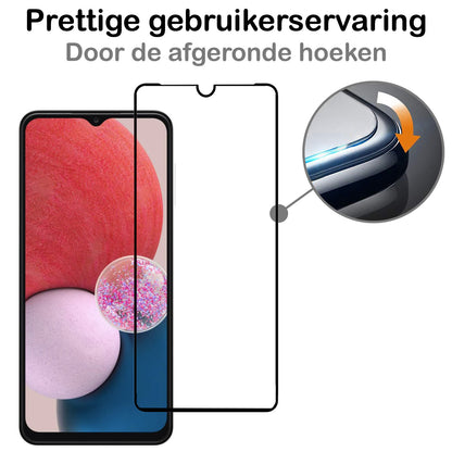 Samsung A13 5G Screenprotector Gehard Glas - Full Screen