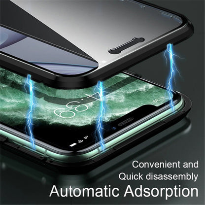 iPhone X Hoesje Magneet Hard Case Shockproof - Zwart
